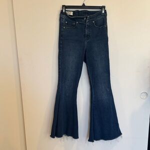 We The Free Dark Blue Flare Jeans
